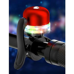 Bike Bell for Kids & Adults (red)