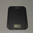 Pohl Schmitt Mechanical/Digital Food Kitchen Scale - Multi-Transducer Scale for Greater Precision with Auto Shut-Off (Batt. Incl.), Black