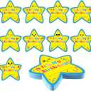 Mooliwe 144 Pcs It's My Birthday Star Adhesive Badges Sticker Birthday Star Teaching Cutouts for Classroom Bulletin Boards Decorations with 300 Adhesive Dots Office School Party Decor DIY Craft