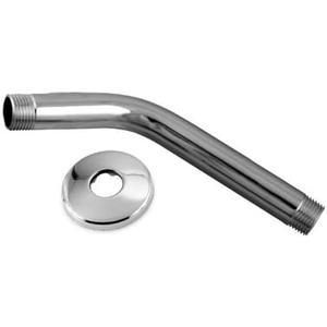 Westbrass D301-1-05 1/2" IPS x 8" Wall Mount Shower Arm with Sure Grip Flange, Polished Nickel Westbrass D301-1-05 1/2" IPS x 8" Wall Mount Shower Arm with Sure Grip Flange, Polished Nickel