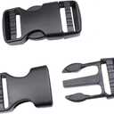 Side Release Buckles Heavy Duty Plastic Buckle Snap Clips Clasps Backpack Buckle Replacement for Strap