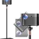 Universal Projector Stand – Height Adjustable Floor Stand with 360° Rotating Ball Head & 1/ 4" Screw, Heavy-Duty Carbon Steel Base for Projectors, Cameras & Webcams – Home, Office & Studio Use