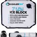 7lb Refillable Reusable Ice Pack Stays Cold for Days Non-Toxic, Leakproof, and Suitable for Potable Drinking Water Built Tough, Rolls Up for Easy Storage