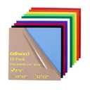 1/8 Thick 8 x 8 inch Acrylic Sheets, 10 Pack Plexiglass Sheets for Creative DIY Projects Laser Cutting Engraving UV Printed Signs Crafts Badges - Multicolor