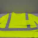 SKSAFETY High Visibility Safety Shirts for Men with Reflective Tapes - Quick Dry Class 2 Hi Vis Construction Work Shirts for Men, Short Sleeve Breathable Birdeyes T-Shirts with Pocket Yellow (X-Large)