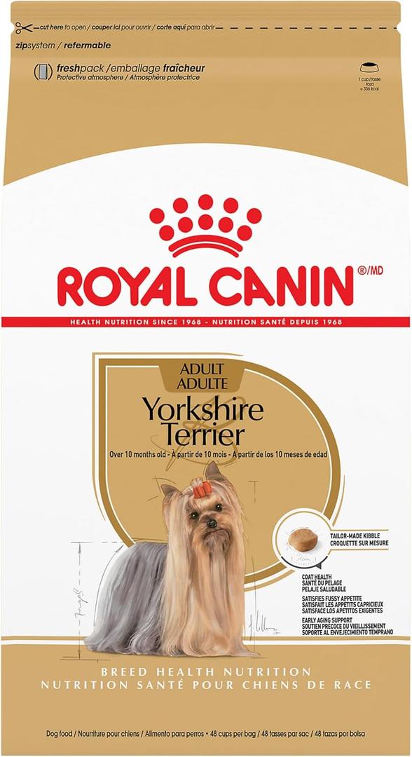 Royal Canin Yorkshire Terrier Adult Dry Dog Food, 2.5 lb bag (EXP 11/19/26)