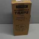 2 Pack Mole Traps,Galvanized Steel Scissor Trap,Reusable Mole Trap Killer,Easy Set Mole Eliminator Trap for Lawns