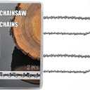 2PCS Chainsaw Chain 20 Inch .325" Pitch .063" Gauge 81 Drive Links Full Chisel Chain Saw Chain fits Stihl MS291, MS271 Farm Boss, MS290, MS 260 MS261 MS270, MS310 MS360, 26RS81 Oregon V81