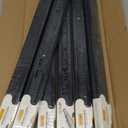 22 inch Ball Bearing Drawer Slides 6 Pairs (12pcs) - 100LB Capacity, Full Extension Side Mount Slides for Kitchen Cabinets, Wardrobes, Office Furniture (Black 22inch)