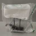 Bedside Touch Control Table Lamp with Dual USB Charging Ports 1 AC Outlet, 3 Way Dimmable Modern Nightstand Lamp with White Fabric Shade, Desk Lamp for Bedroom Living Room Office with 5000K LED Bulb