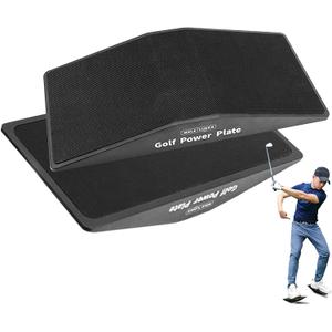 Golf Swing Training Aid Pressure Plate 2 Pack, Weight Shift Balance Board Set, Golf indoor Teaching Aid for Improved Golf Game Pressure Board Golf Trainer Beginner Gifts, Golf Spedd Practice Equipment