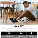 10 x wernies 10 Pairs No Show Socks Men Low Cut Ankle Short Casual Thin Invisible Socks with Non Slip Grips (Black)