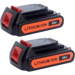Biswaye 4.0Ah 20V Lithium Battery LBXR20 Compatible with Black and Decker 20V Max Battery LBXR2520 LBXR2020 LB2X3020 LBX20 LB2X4020 & LST522 LHT2220 LST300 20-Volt Max Cordless Power Tools (2-Pack)