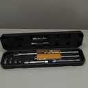 KOOPOOL 10-Piece Breaker Set - 3/8", "1/2", "1/4" Breaker Bars, 180 Rotatable Head, 3 Extension Bars, 6"-15" Lengths, Organizer Case