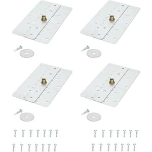 Van Interior Ladder Storage Mounting Kit,Utilizes Overhead and Interior Sidewall Space,Alloy Steel Material, Ladder Rack for Van, Trailers,or Truck Caps