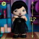 WEDNESDAY Dancing Plush Doll with Music and Movement, 12.5-inch Dancing Plushie, Interactive Toy, Kids Toys for Ages 3 Up by Just Play