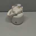 BJPKPK Insulated Water Bottles with Straw, 27 oz Cute Water Bottles with Handle, BPA Free Stainless Steel Metal Jug, Easy Carry Flasks for Men & Women, White