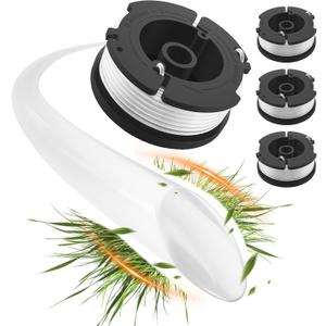 GreatBuddy 3 Pack AF-100 Weed Eater String Compatible with Black Decker Wacker String Trimmer Line, 30ft, 0.065 Inch