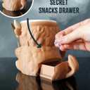 2 x Ice Cream Pint Holder, Highland Cow Ice Cream Holder, with 1 spoon, Gift for cream Lovers