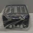 Amazon Basics 4 Slice Toaster, 7 Browning Settings, Extra Wide Slots for Bagels and Specialty Breads, Removable Crumb Tray, Cancel/Defrost/Bagel Buttons, 1500W, Black & Silver