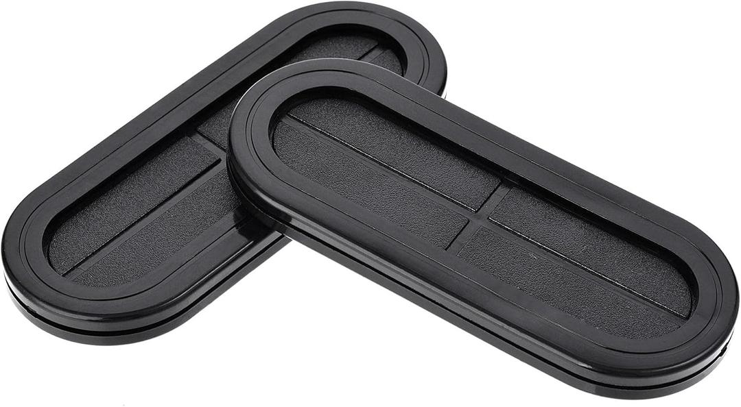 uxcell Rubber Grommet Oval Double-Sided Mount Size 110 x 40 mm for Wire Protection 4pcs