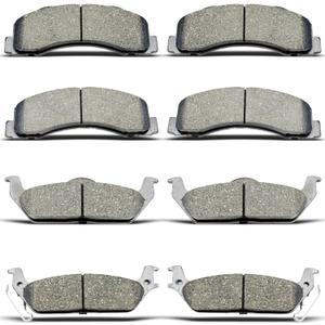 D1012 D1414 Front Rear Ceramic Brake Pads Set Fit For 2010-2011 Ford F-150