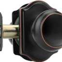 Haidms Oil Rubbed Bronze Closet Door Knobs Interior, Passage Interior Door knobs, Bronze Indoor Closet Doorknobs for Closet or Hall (1 Pack)