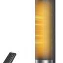 DREO Space Heater for Large Room, 23 Inch Electric Heaters for Indoor Use, 8 Safe Protection Tower, 70° Oscillation, PTC Ceramic with Thermostat and Remote, Quiet, 12H Timer, Bedroom, Office