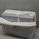 YnM Velvet Weighted Blanket, Handmade Chunky Knitted Design, Soft and Cozy, Temperature Regulating and Breathable, Machine Washable Throw for Sleep or Home Decor (Blue, 60x80 Inch, 15lbs)