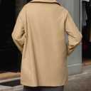 Kedera Bow Toggle Trench Coat Jacket Women Trendy 2025 Casual Long Sleeve Lapel Collar Fashion Winter Peacoat Outfits