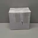 48 Pcs 2026 Christmas Clear Round Frame Ornaments with Red Ribbon, Acrylic Blank Round Photo Frame Bulk, Hanging Photo Ornaments for Christmas Tree Decoration (Classic Style)