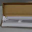 Cordless Light Filtering Mini Blind - 27 Inch Width, 64 Inch Length, 1" Slat Size - Pearl White - Cordless GII Morningstar Horizontal Windows Blinds for Interior by Achim Home Decor