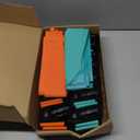 Flag Football Belts, Flags for Flag Football Set 14 Player, Flag Football for Kids Adults and Youth Training Equipment (Teal and Orange)