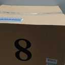 Amazon Basics Large Cat Litter Box with High Sides, Top Entry, Includes Scoop, 20.5 x 14.75 x 14.38 inches, Grey