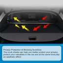 FZJDSD 1PC Black Cargo Cover Trunk Cover LR117940 Compatible with Land Rover Range Rover Sport 2014 2015 2016 2017 2018 2019 2020 2021, Retractable Trunk Shielding Shade Cargo Luggage Cover
