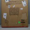 GTPBAO Charcoal Fire Mesh Screen Curtain, Single Panel Fireplace Screen Flat for Log Wood Burner/Flame Furnace, Black 96×76cm