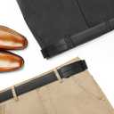 Lavemi Men's Real Leather Ratchet Dress Casual Belt, Cut to Exact Fit,Elegant Gift Box (Brown)
