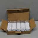 ELEGRP Matte White 3 Way Decorative Light Switch, 15Amp, 120-277 Volt, AC Decors Rocker Paddle Wall Switch Replacement, Self-Grounding, Residential and Commercial Grade, UL Listed (5 Pack) (Without Wall Plate)