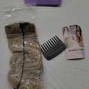 KooKaStyle Invisible Wire Hair Extensions Long Straight Layered Synthetic with Transparent Headband Adjustable Size 6 Secure Clips Hairpieces for Women(20 Inch, H1860A#Beige Blonde)