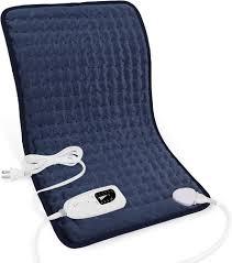 Deepsoon Heating Pad,Electric Heating Pads for Back,Neck,Moist Heating Pad for Abdomen Shoulder Knee Legs,Dry/Moist Heat&Auto Shut Off,Mother's Day Birthday for Men and Women,Navy Blue,24x12 Inch
