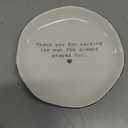 Mother of Groom Ring Dish, Ceramic Jewelry Dish Plate Christmas Birthday Mother's Day Wedding Gifts for Mother of Groom from Bride