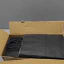 MESHA Black Gift Bags 5.25x3.75x8 Inch Small Kraft Paper Bags with Handles Bulk,100 Pack for Small Business,Wedding Party Favor