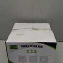 METALBEE Bathroom Exhaust Fan, Quiet Square Bathroom Ceiling Fan 100CFM, 1.0 Sones Low Noise, All-Copper Motor, 4-Inch Duct, Installation Size 7.8"x7.8", Ideal for Home, Hotel, Office