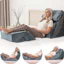 Lunix LX13 Bed Wedge Pillow Post Surgery Set, Adjustable Angle, Shoulder