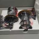 MICSIU 2 Pack Outdoor Wall Light, 10 Inch Oil Rubbed Bronze Exterior Wall Sconces, Vintage Farmhouse Porch Lights with Clear Seedy Glass, Hardwired Outside Lanterns for Front Door, Garage, ETL Listed