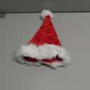 RJVW Christmas Santa Hat for Kids & Baby,Thicken Unisex Velvet Classic Santa Claus Hat for New Year Party