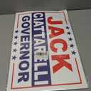 Jack Ciattarelli Yard Sign  18"x12" Yard Sign With H-Stake | Double-Sided Corrugated Plastic Outdoor Lawn Sign | Campaign Signs for New Jersey Governor
