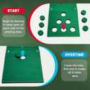 Golf Putting Game Putting Green Golf Putting Mat Indoor Outdoor Pratice Golf Game Set for Office Backyard Party