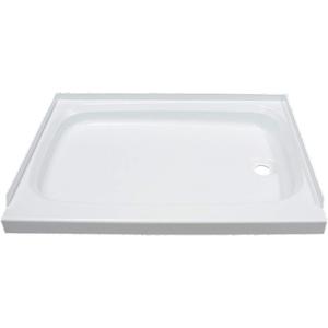 Lippert Replacement Shower Pan with Right Drain for RVs, Travel Trailers, 5th Wheels and Motorhomes, 24" x 40"