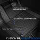 Floor Mats Set for 2019-2023 Jeep Cherokee, All Weather TPE Floor Liners Backrest Mat Trunk Mat Cargo Liner Door Sill Guards Accessories